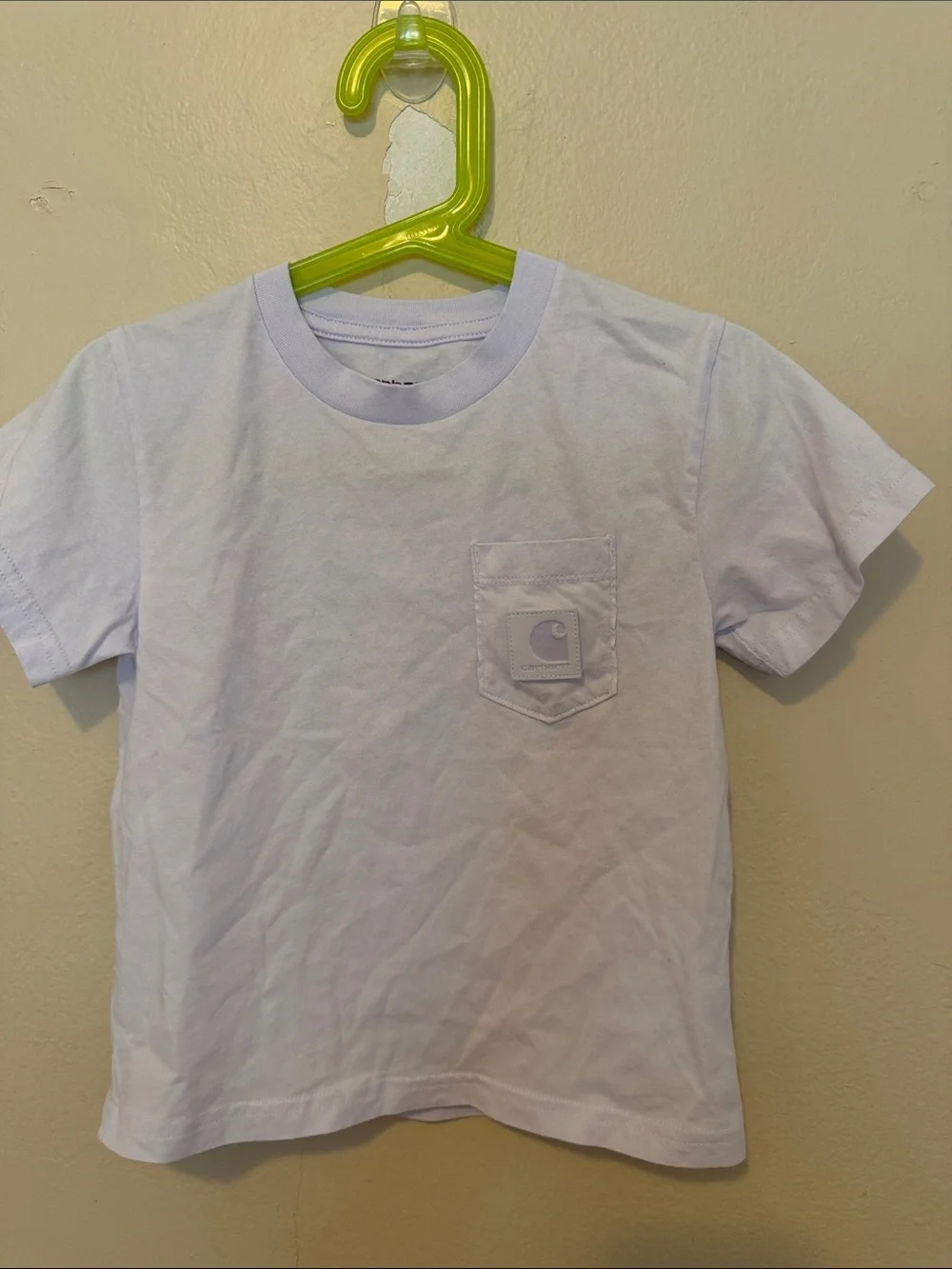 Carhartt Kids Lavender White Pocket Tee